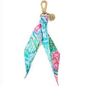 NWT Lilly Pulitzer Scarf Keychain